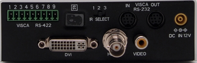 索尼EVI-H100S高清1080P视频会议摄像机接口图